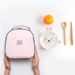 Round Shape Freezable Thermal Cooler Lunch Bags For Women