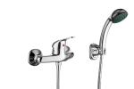 Chrome Modern Coral Wall Mounted Shower Mixer Contemporary Single Handle T8025AR