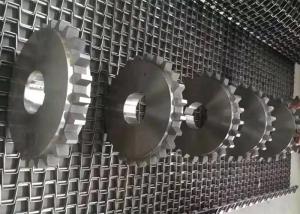 China Professional Chain Mesh Conveyor Belt , Steel Mesh Belt 304/316 Stainless factory