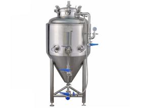 China 50L / 100L Dimple Plate Stainless Conical Fermenter Brewing Kits Customized factory