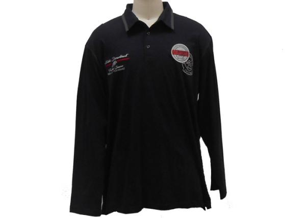 100% Cotton Jersey Peached Mens Polo T Shirts / Mens Slim Fit Polo T Shirts For