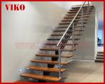 Steel Cable Stair VK72SC Handrail 304 Stainless Steel Aluminum Baluster Treed