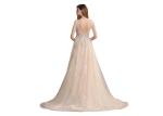 Chiffon Long Convertible Backless Wedding Bridesmaid Dresses Floor Length V Neck