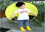Cute Poncho Childrens Waterproof Raincoats Yellow Duck Single Person PVC/EVA