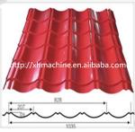 Roofing Sheet Red Metal Glazed Tile Roll Forming Machine