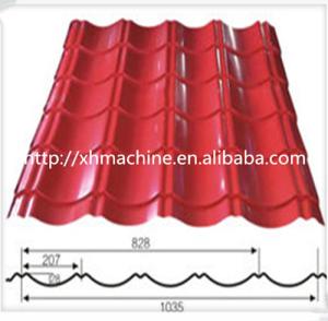 China Glazed Color Steel Metal Roof Tile Roll Forming Machine factory