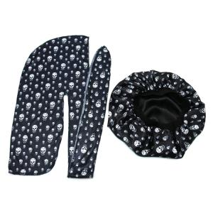 China Unisex Silk Custom Bonnets And Durags For Women / Men factory