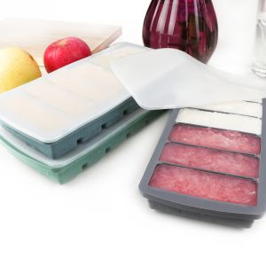 Silicone Ice Cube Trays for Water Bottles 12 Cavity Ice Cube Mold Easy Release