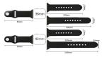 RoHS Silicone Milanese Nylon Apple iWatch Wristbands