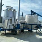 7 tons Retail Portable Grain Drying Rice Dryer Machine with Biogas Burner in