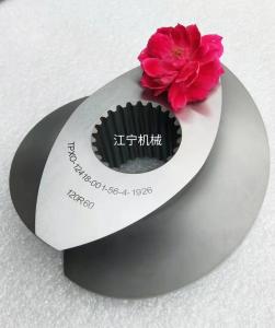 China GB Standard 316L Single Flighted Twin Screw Extruder Machine Screw Elements factory