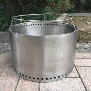 China Stainless Steel Portable Pellet Smokeless Fire Pit 22 Inch Camp Stove factory