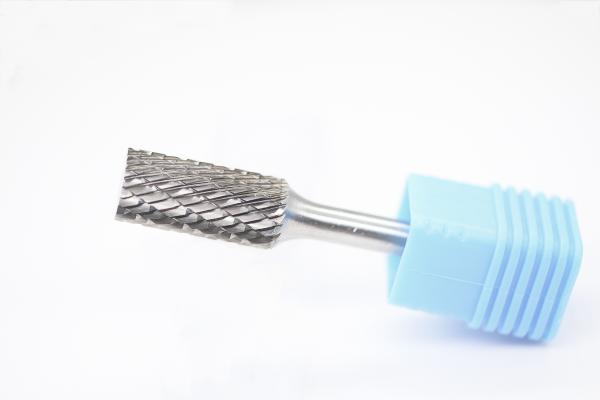 SB-4 Cylindrical End Cut Carbide Burrs 7/16" Cut Dia 1/4" Shank Dia Carbide