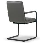 Luxury Gray Velvet Seater Z Shape 880mm Modern Leisure Chair