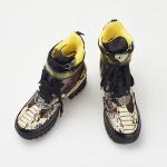 Animal Print OEM Ladies Flat Boots Flat Platform Leather Ankle Boots