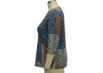 Stone Patterned Ladies Casual T Shirts Dressy Womens Tops 200gsm Fabric Weght