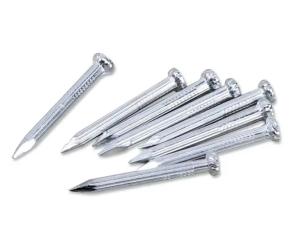 China GD001 Carbon Galvanized Steel Concrete Nails Bulk Packing And Box Packing factory