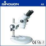 high precision Turret Stereo Microscopes Binocular Zoom Stereo Microscope A5