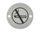 Stainless Steel Personalized Magnetic Door Toilet Braille Sign