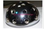 Hemisphere Fountain Nozzle Crystal Ball Water Fountain Nozzles Brass / Chrome