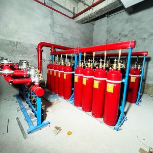 China Inert Gas Fire Suppression System With IG541 For Environmentally-Friendly Fire Control on sale