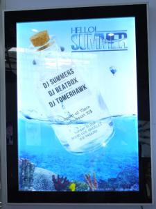 China 5500K IP67 DC12V Backlit LGP Aluminum Poster Frame factory