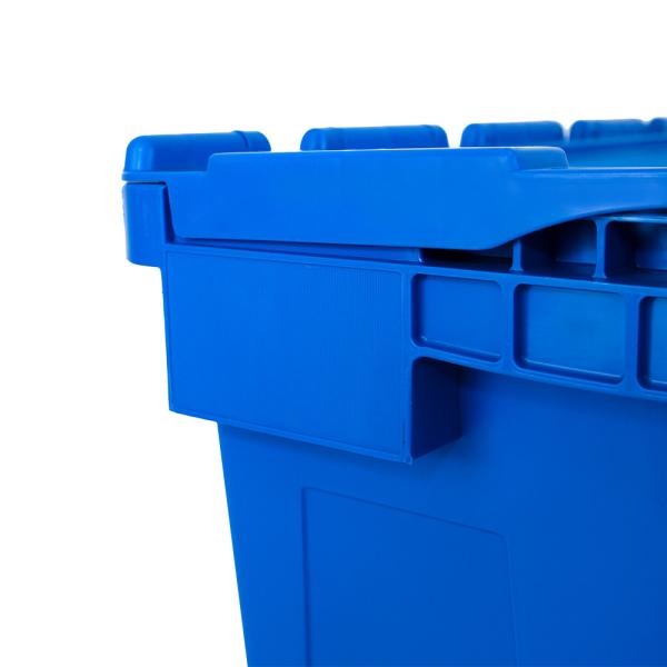 Nested Plastic Container Logistic Nesting PP Plastic Box with Lid Customized