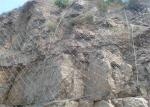 Hot Dip Galvanized Flexible Rockfall Protection Netting PVC Coated Diamond Hole