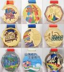 2.5inch Laser Engraving Weightlifting Sports Award Gold Heavy Medal Models For