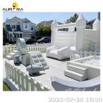 Brown Beige Outdoor Playground Climber Ball Pit Commercial Soft Play Kids Adults
