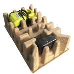 Wood Pulp Tray Packaging Sustainable Oilproof Antishock Antistatic
