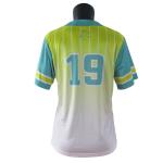 2020 Fashion Style Custom Sublimated Cheerleading Baseball Jersey For Ladies