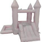 Commercial Party Rental White Bouncer Jumper Inflatable Moon Jumping Bounce