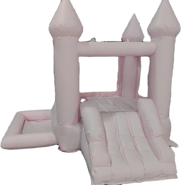Commercial Party Rental White Bouncer Jumper Inflatable Moon Jumping Bounce