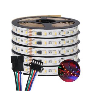 China Dmx512 Addressable LED Strip Smd 5050 Rgbw Rgbww 4 In 1 For Home Decoration factory