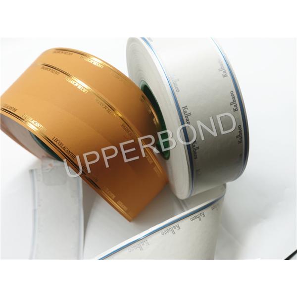 34 Gsm White Base Paper Prined Tipping Paper With Stamping Design