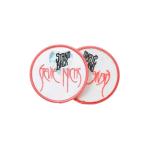 Iron On Woven Patch Label Badges 3D Embroidery Chenille For Clothes