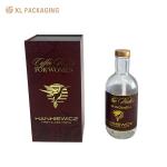 Custom Magnetic Wine Packaging Box With Gold Foil Logo EVA Insert
