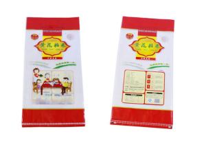 China 100% Virgin PP 5 Kg / 10 Kg Plastic Bags With D Cut Wear Resistant factory