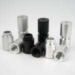 Black Anodized Aluminum CNC Machining Service Turning Drilling Milling