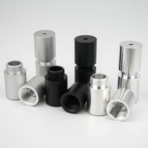 China Black Anodized Aluminum CNC Machining Service Turning Drilling Milling factory