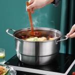 Hot Selling OEM Kitchen Cookware Cooking Pot 2 layer Kitchenware Soup Pot