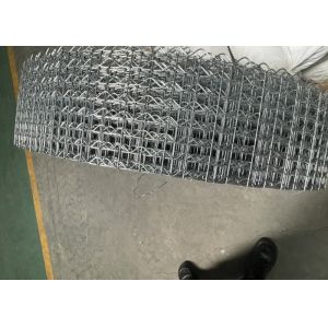 8Lines Wire Hot Dipped Galvanized Steel Pipe Winding Mesh For Oil Pipeline