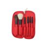 Buy cheap Mini Travel Makeup Brush Set With White Goat Hair And Red Handle from wholesalers