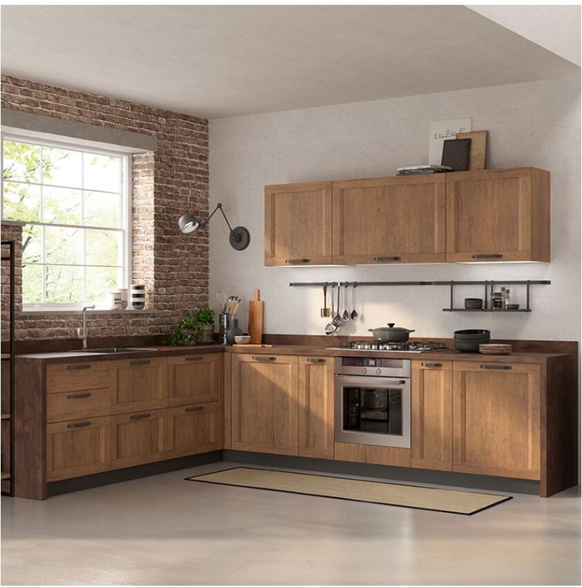 Classic Antique Cupboard Pantry RTA Kitchen Cabinets 20mm Solid wood
