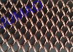 Coffee Color Metal Mesh Curtains Iron Wire Material For Replacement Fireplace