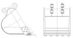 Digger Parts Boom JCB Rock Bucket Heavy Duty For Excavator