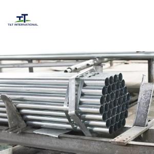 China Architecture Powder Coated Galvanized Steel Pipe General Fabrication ASTM A53 factory