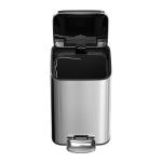 3L 5L Stainless Steel Bathroom Pedal Trash Can Household Waste Bin Soft Close