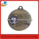Sports events gold silver medals,die casting process medal with plated color
